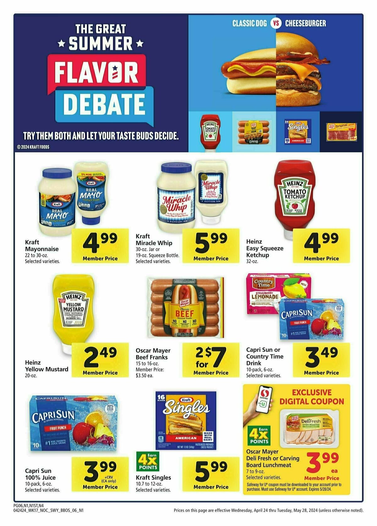 Safeway Big Book of Savings Weekly Ad from April 24