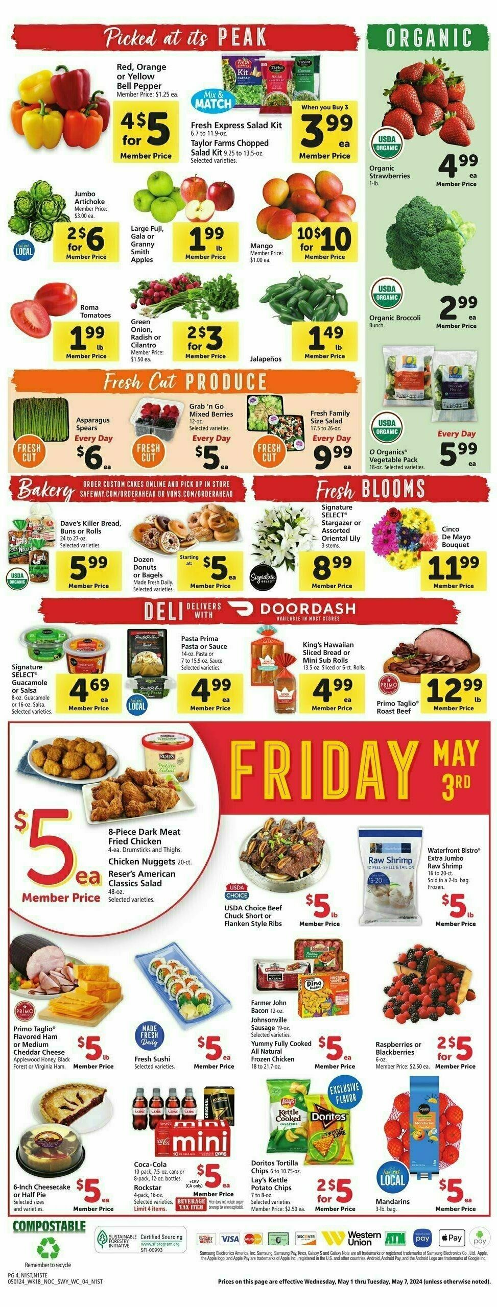 Safeway Weekly Ad from May 1