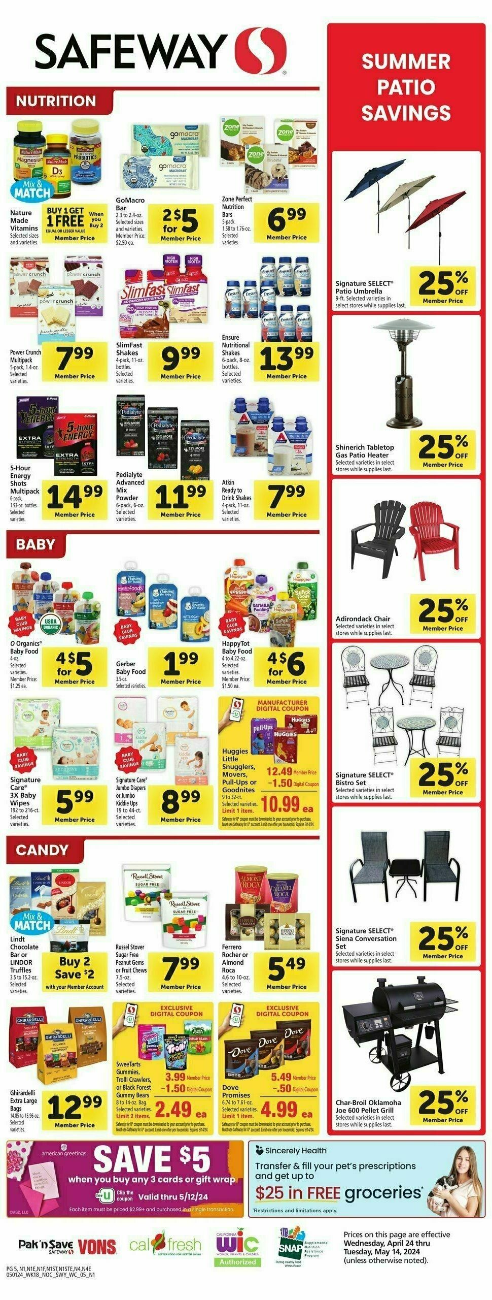 Safeway Weekly Ad from May 1