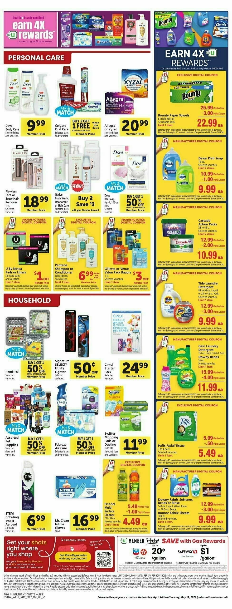 Safeway Weekly Ad from May 1