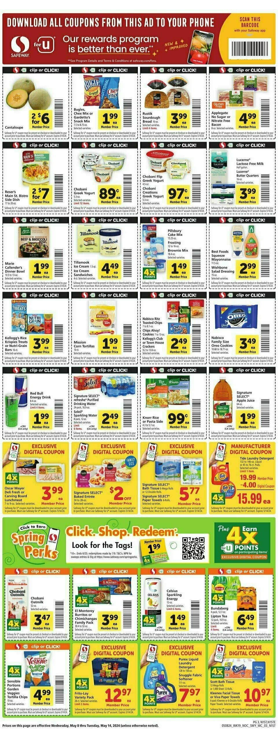 Safeway Weekly Ad from May 8