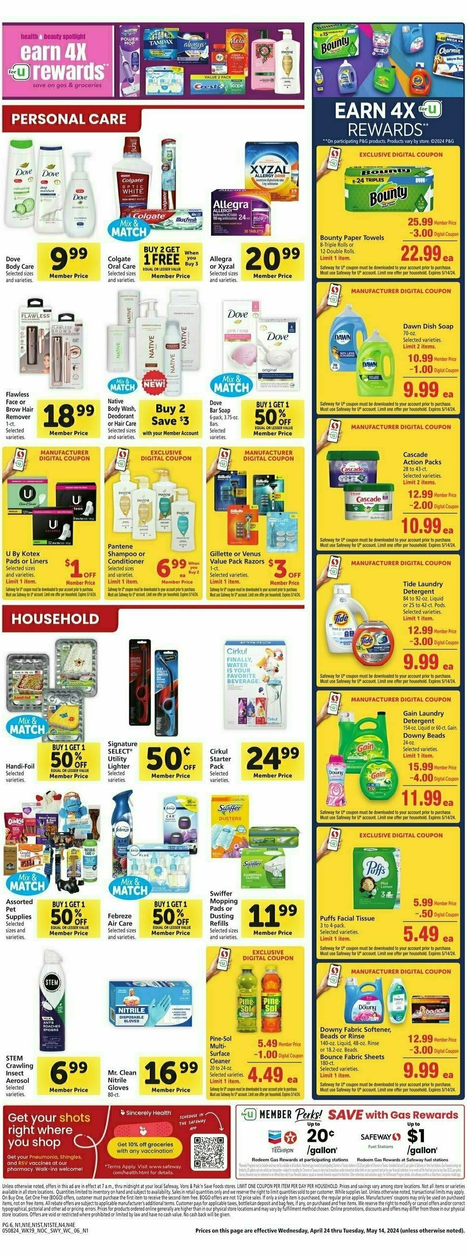 Safeway Weekly Ad from May 8