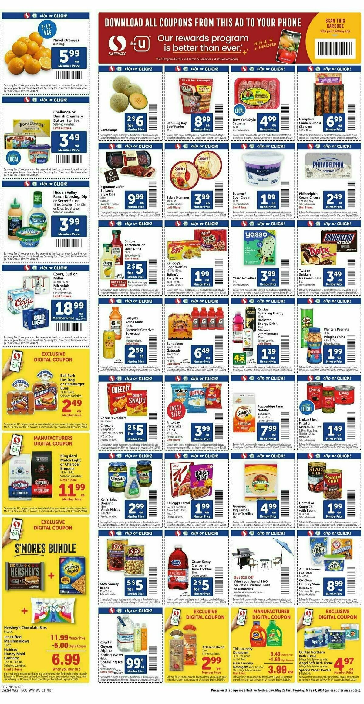 Safeway Weekly Ad from May 22