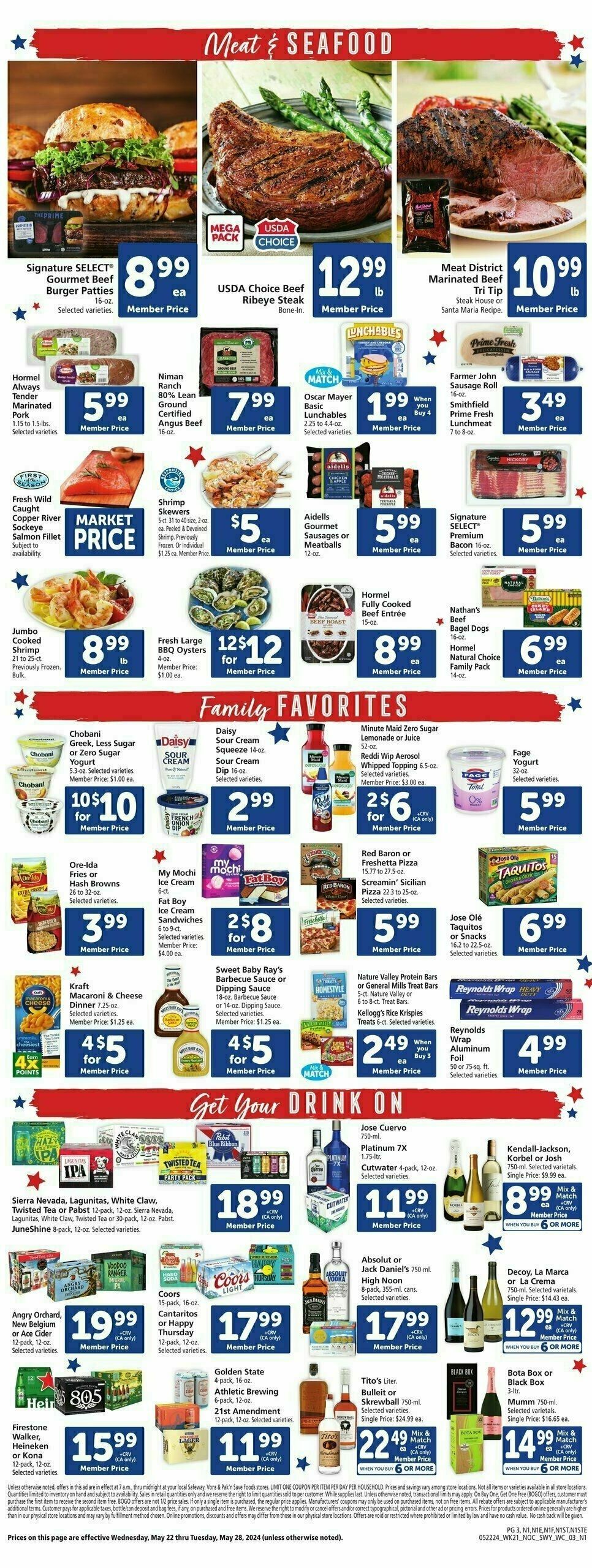 Safeway Weekly Ad from May 22