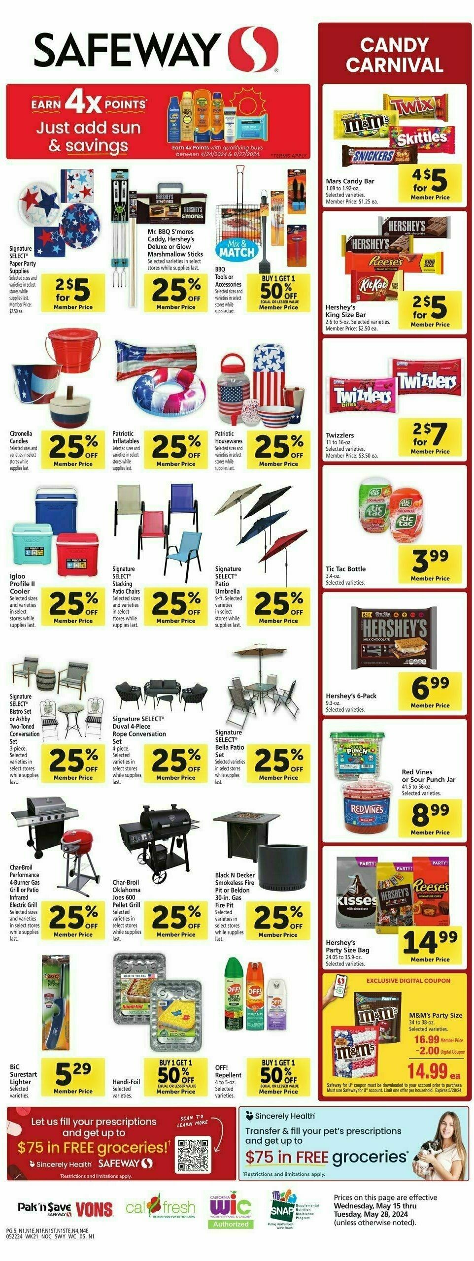 Safeway Weekly Ad from May 22