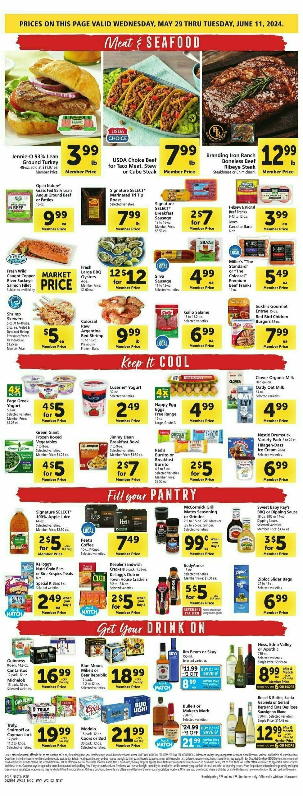 Safeway Weekly Ad from May 29