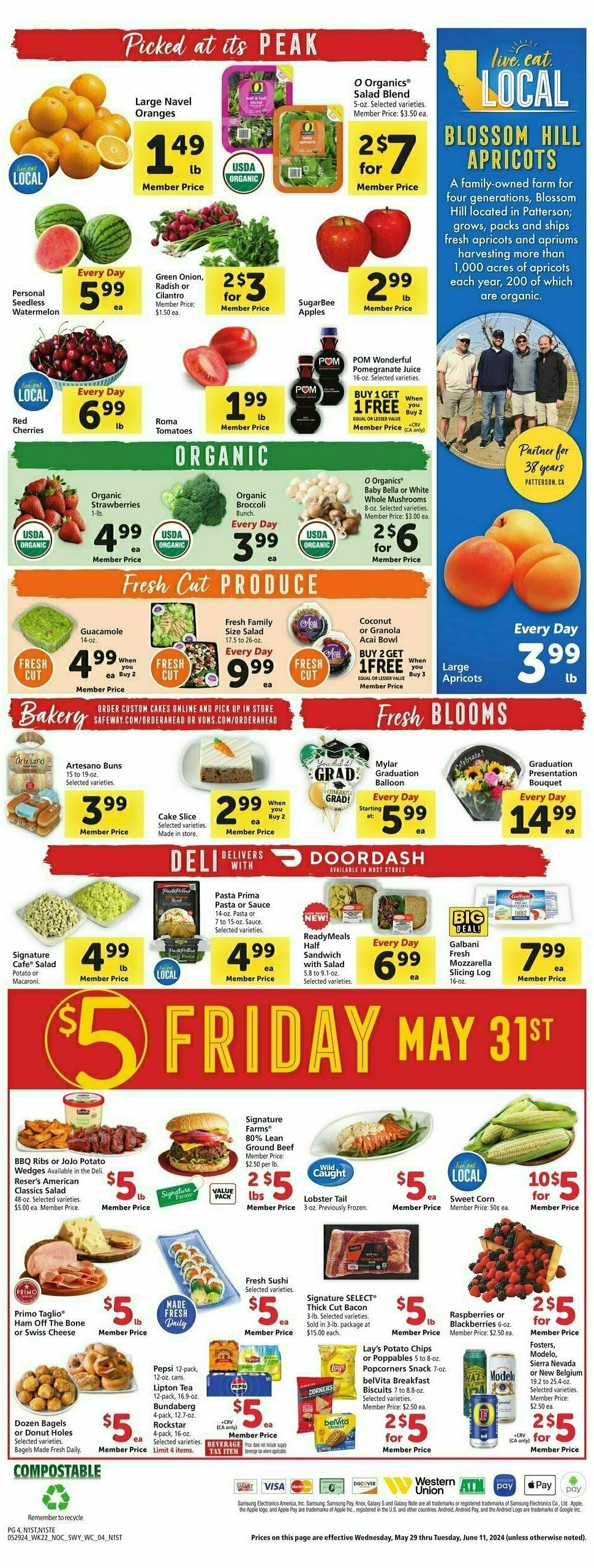 Safeway Weekly Ad from May 29