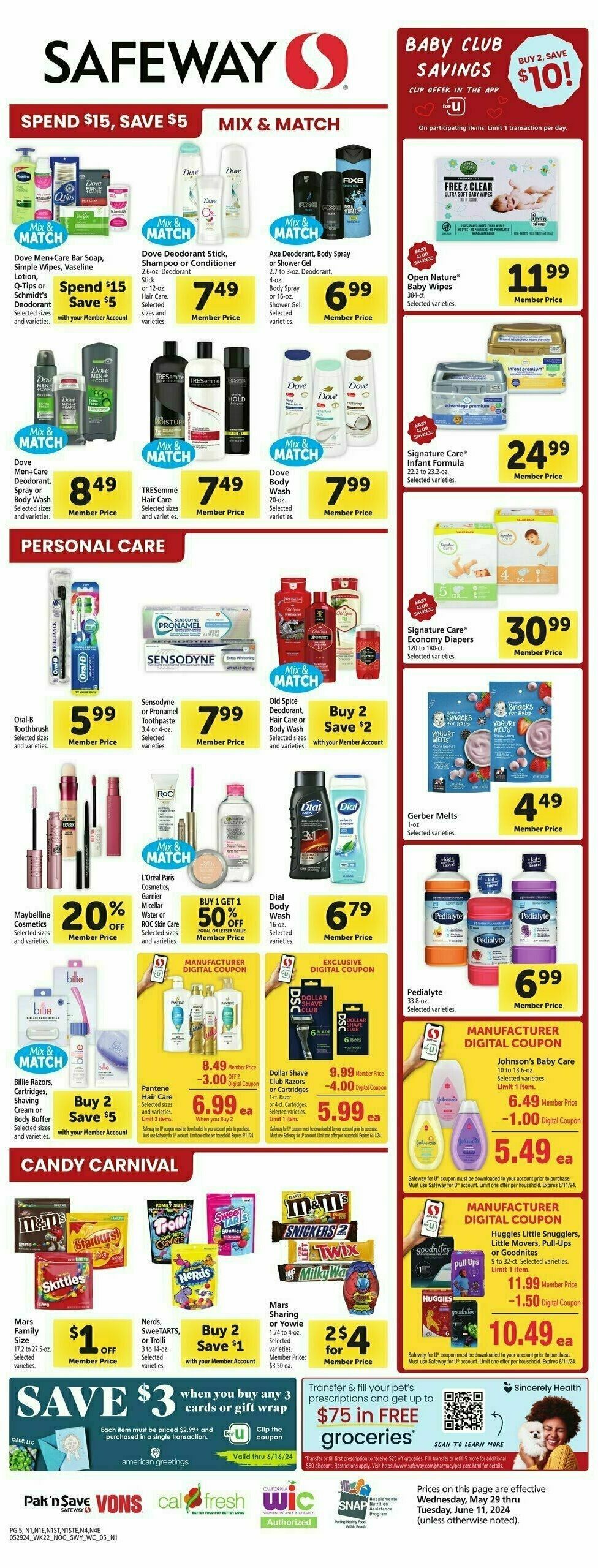 Safeway Weekly Ad from May 29