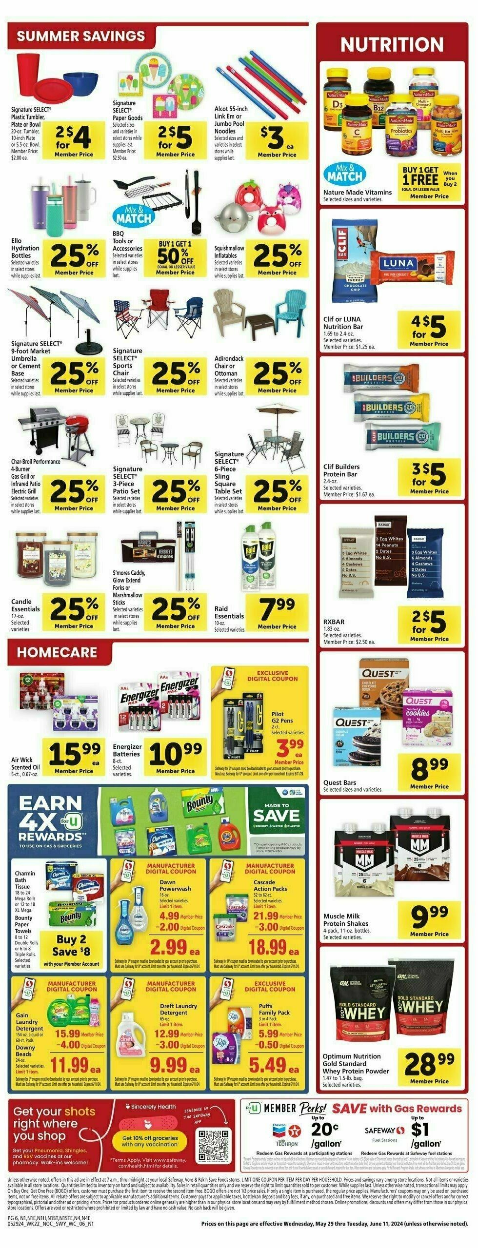 Safeway Weekly Ad from May 29