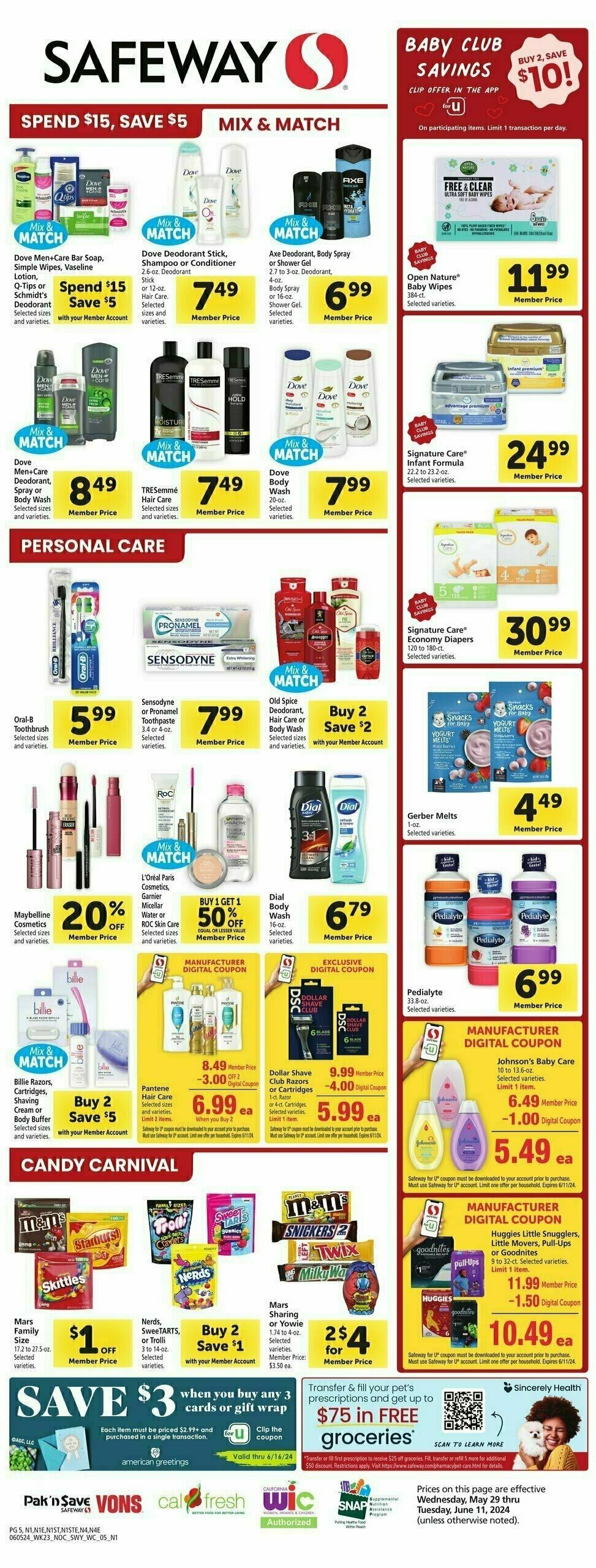 Safeway Weekly Ad from June 5