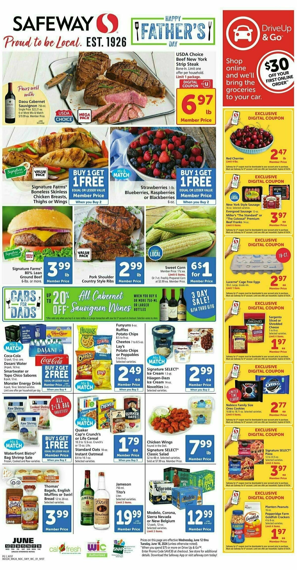 Safeway Weekly Ad from June 12