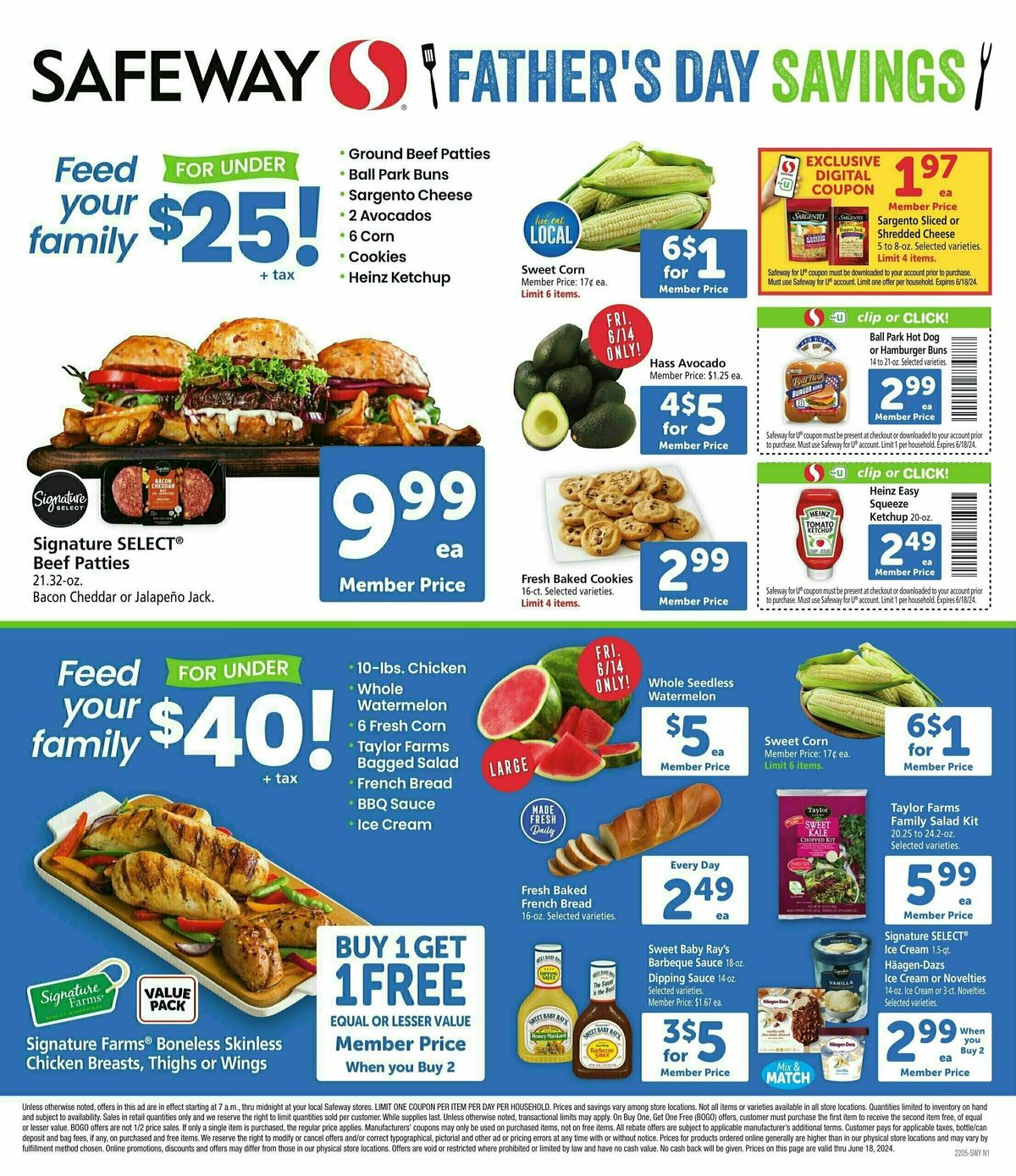 Safeway Specialty Publication Weekly Ad from June 12