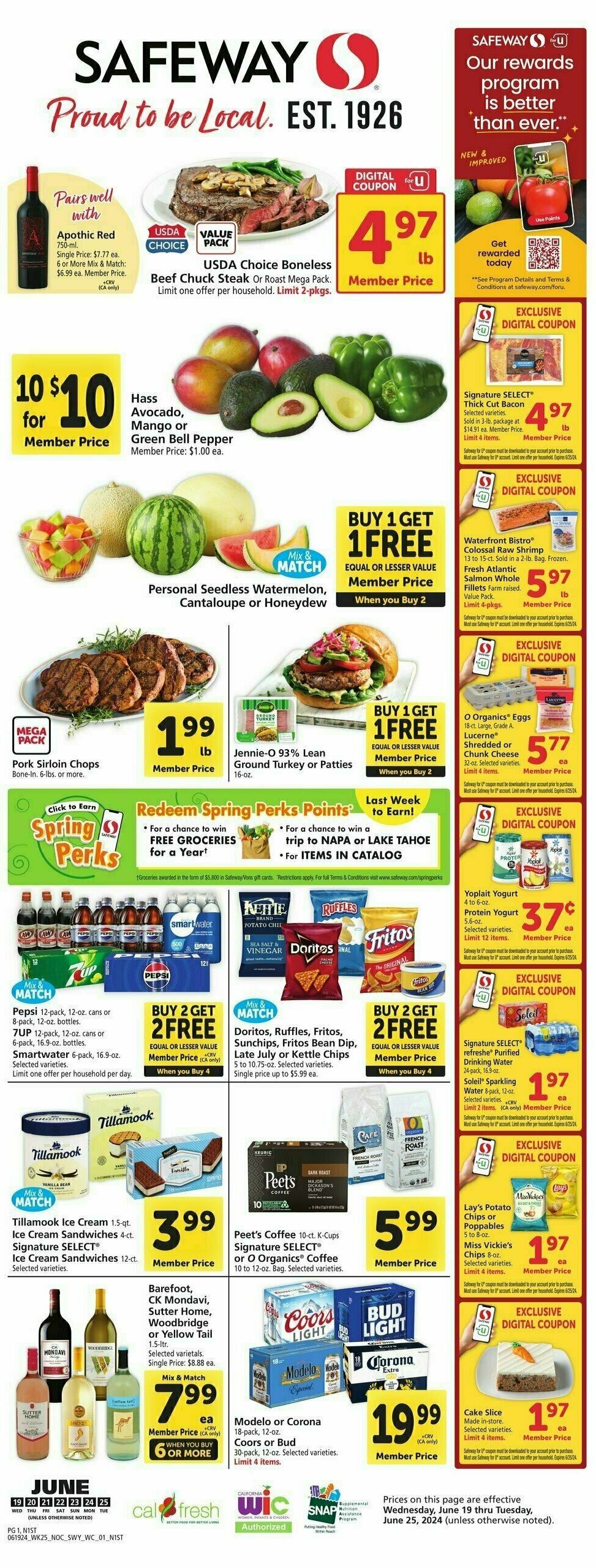 Safeway Weekly Ad from June 19