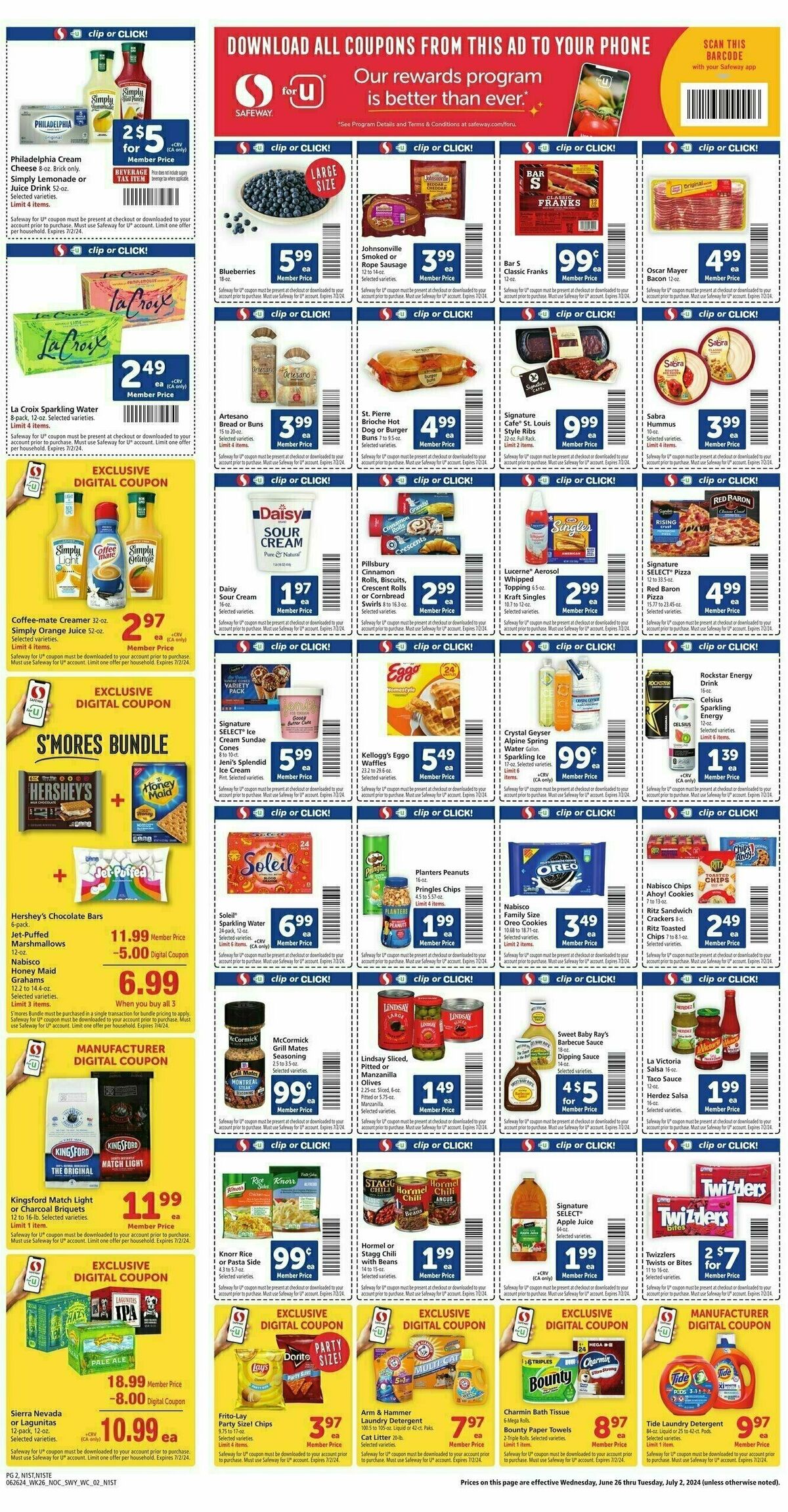 Safeway Weekly Ad from June 26