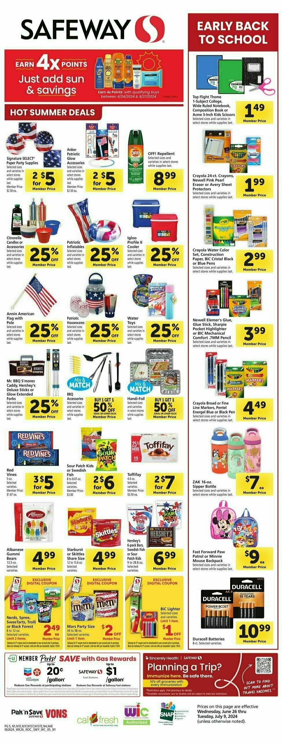 Safeway Weekly Ad from June 26