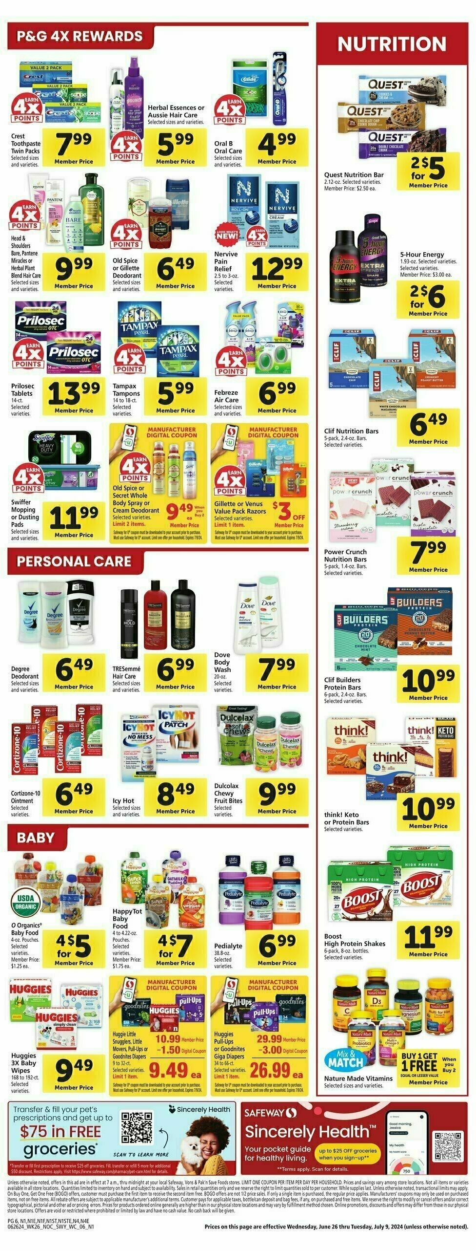 Safeway Weekly Ad from June 26