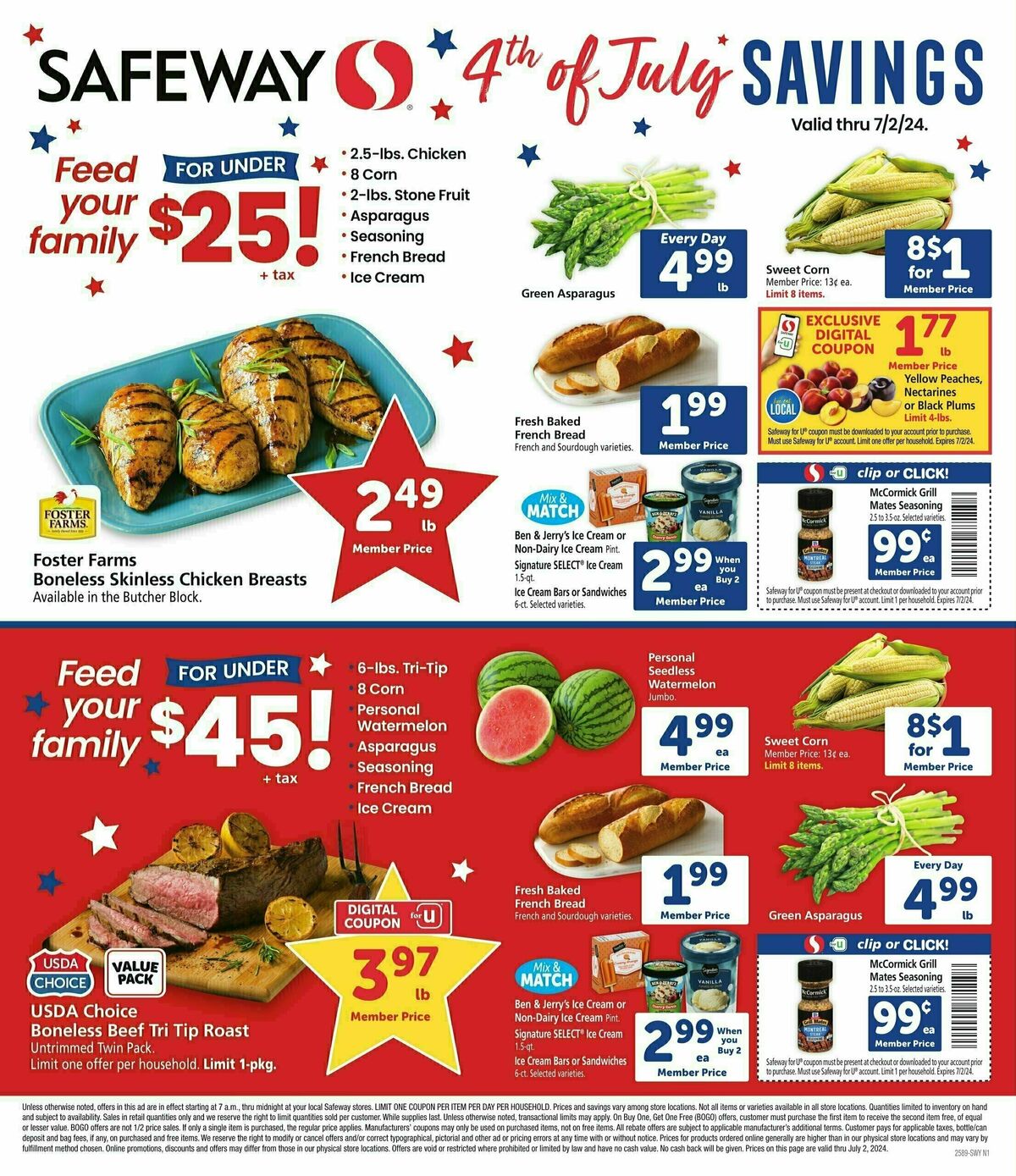 Safeway Specialty Publication Weekly Ad from June 26