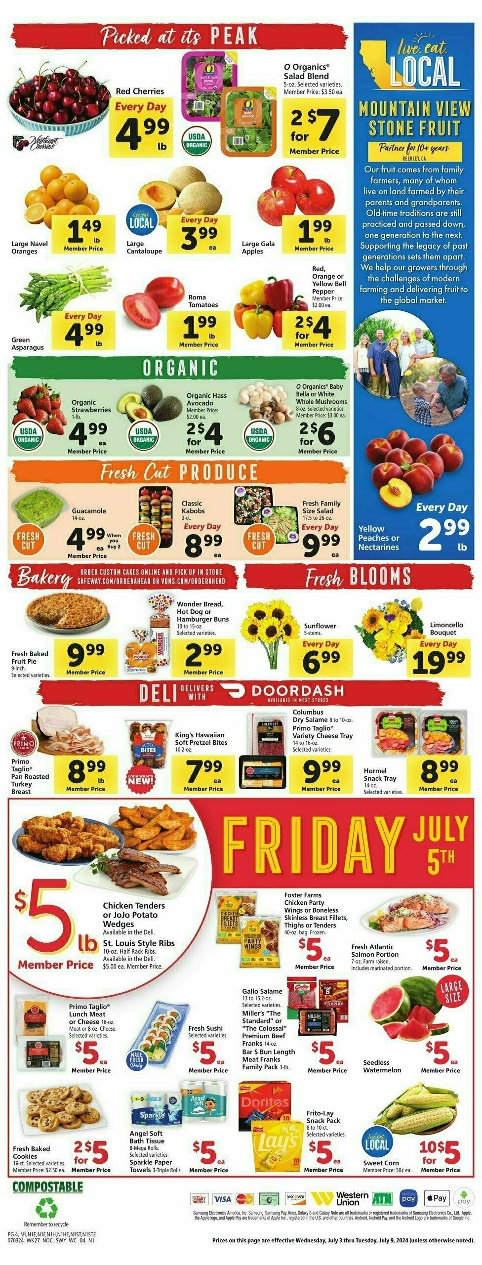 Safeway Weekly Ad from July 3