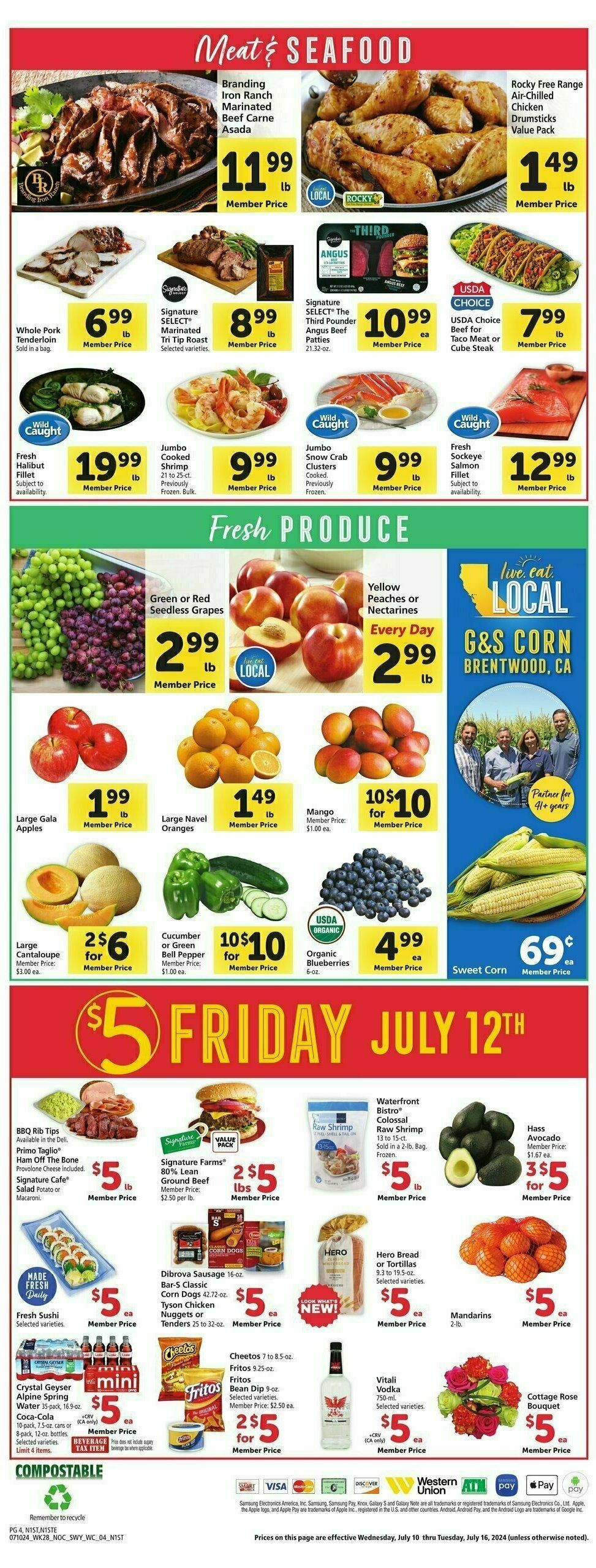 Safeway Weekly Ad from July 10