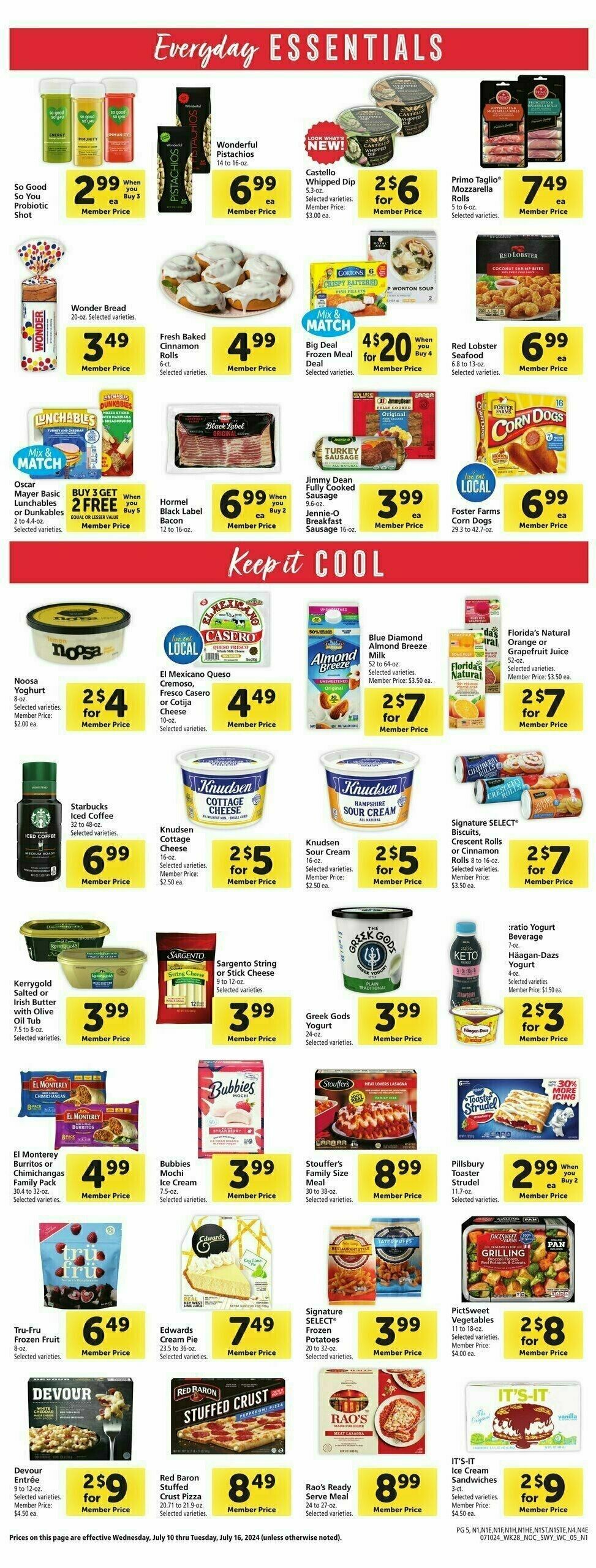 Safeway Weekly Ad from July 10