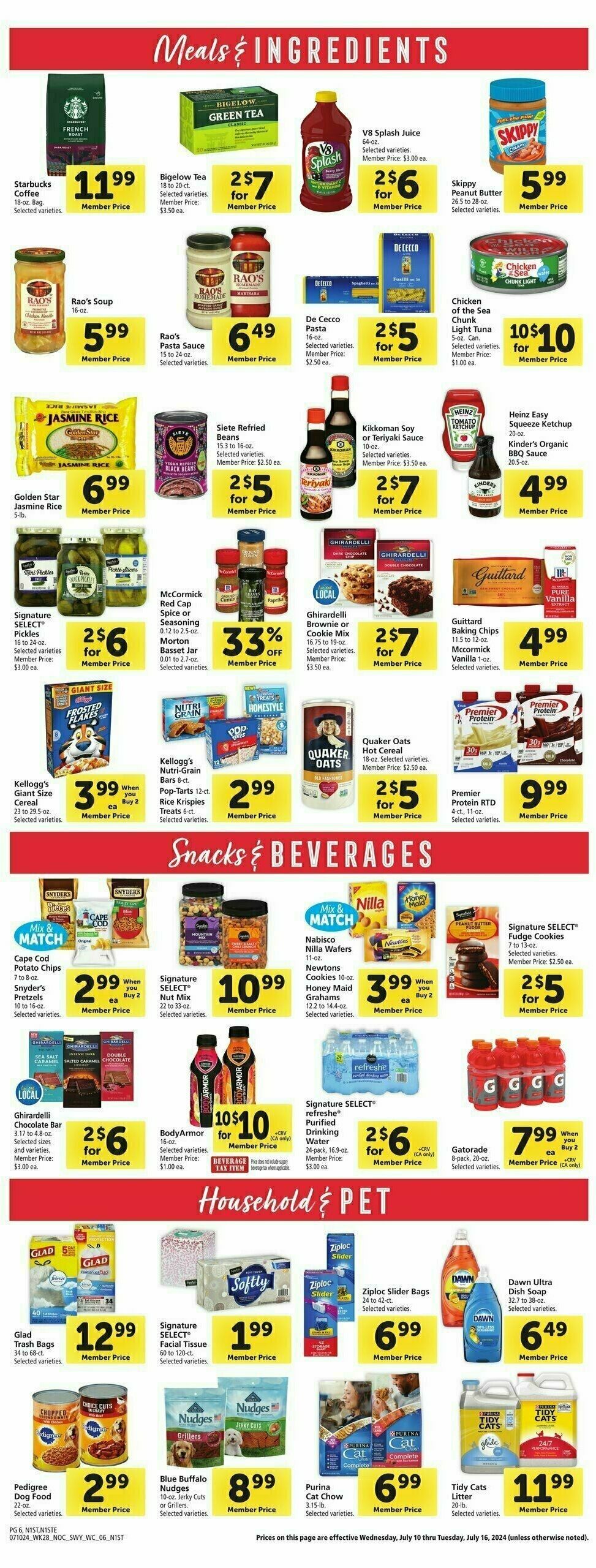 Safeway Weekly Ad from July 10