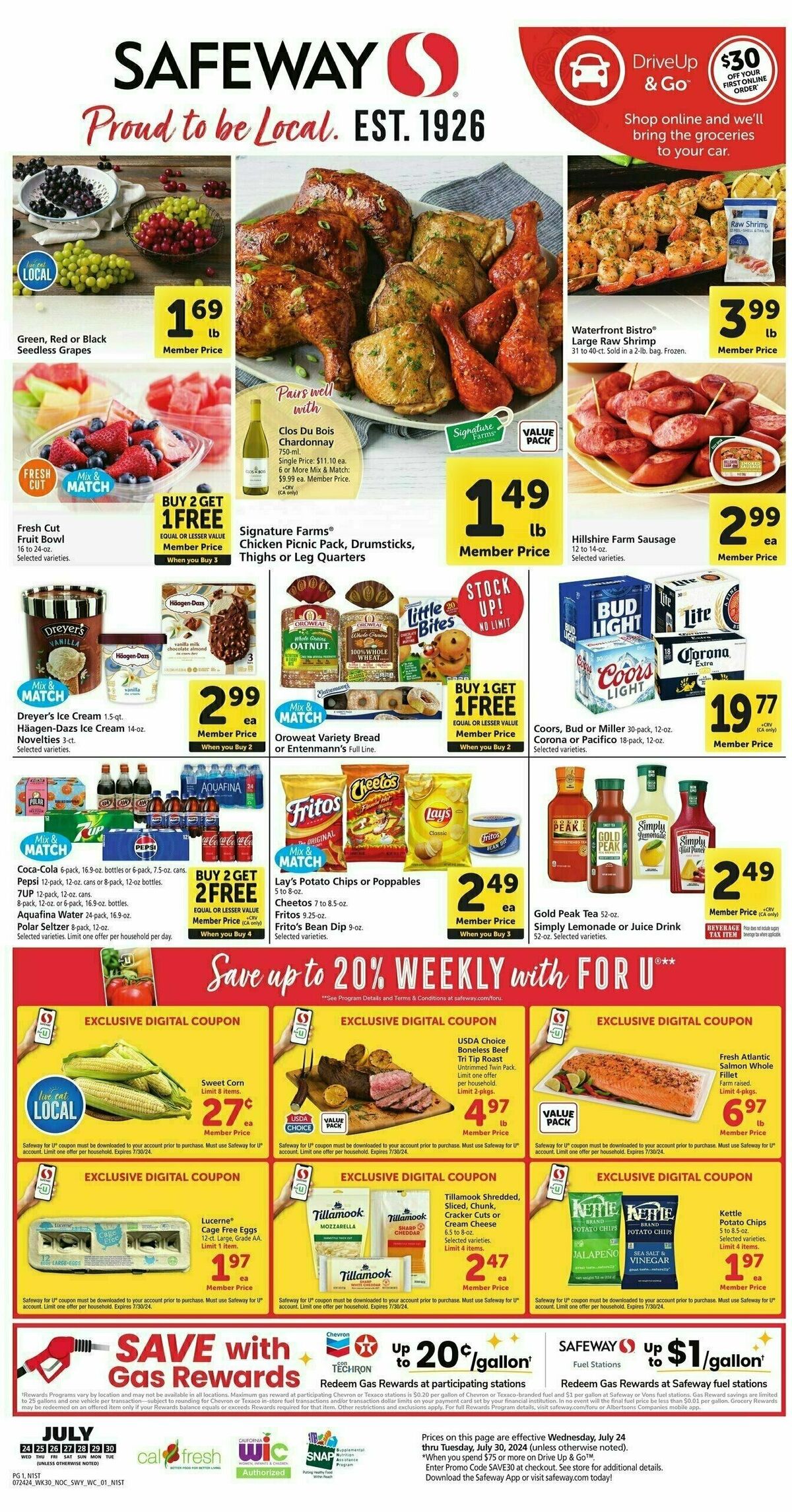 Safeway Weekly Ad from July 24