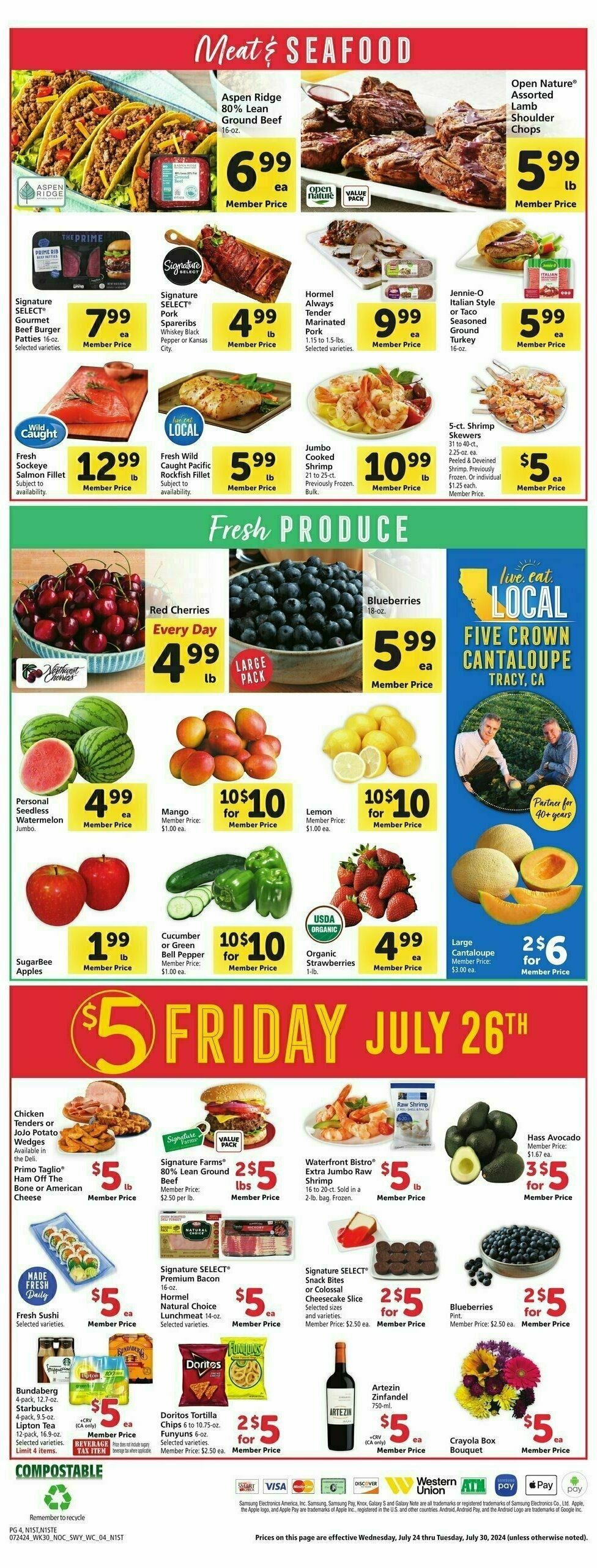 Safeway Weekly Ad from July 24