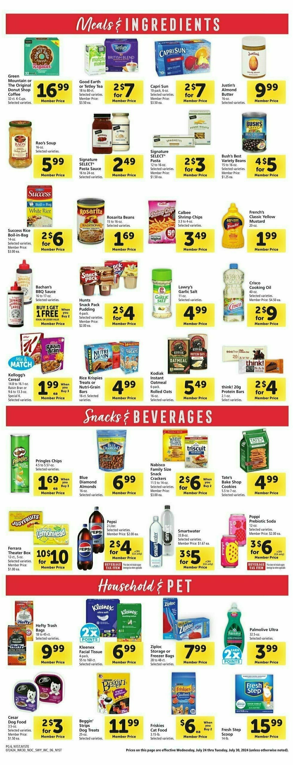 Safeway Weekly Ad from July 24