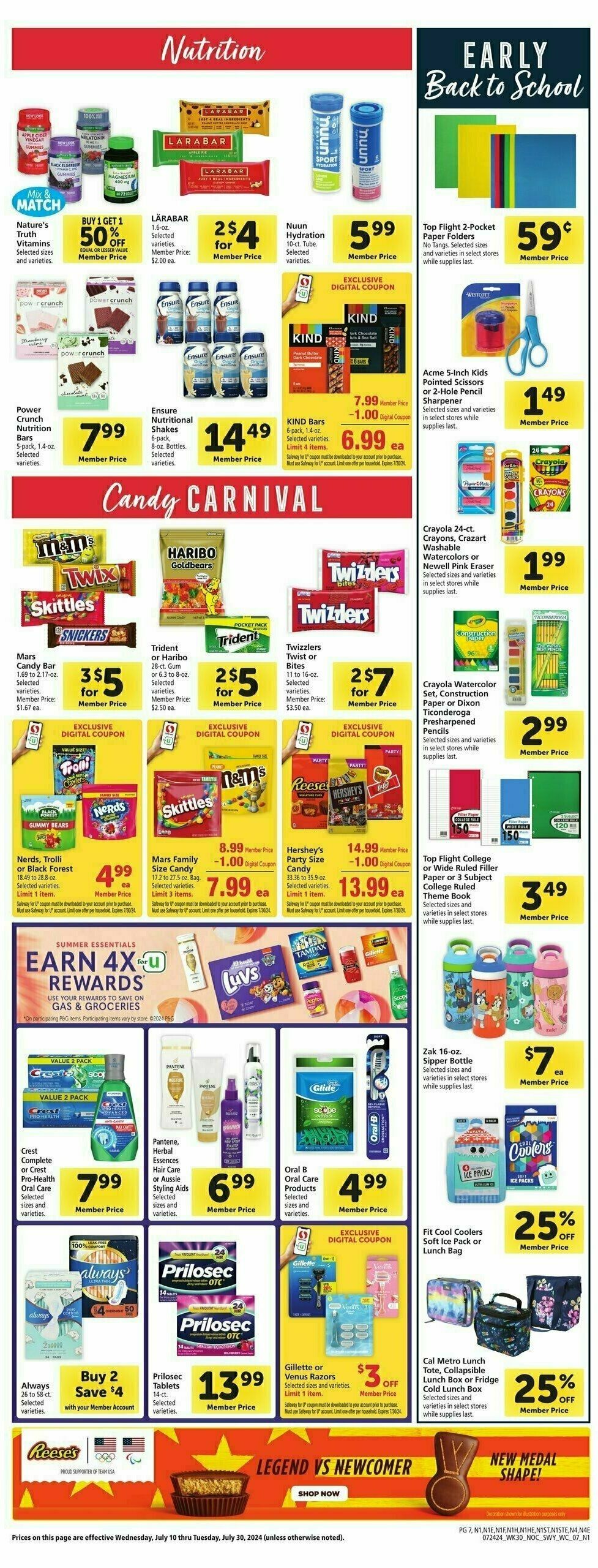 Safeway Weekly Ad from July 24