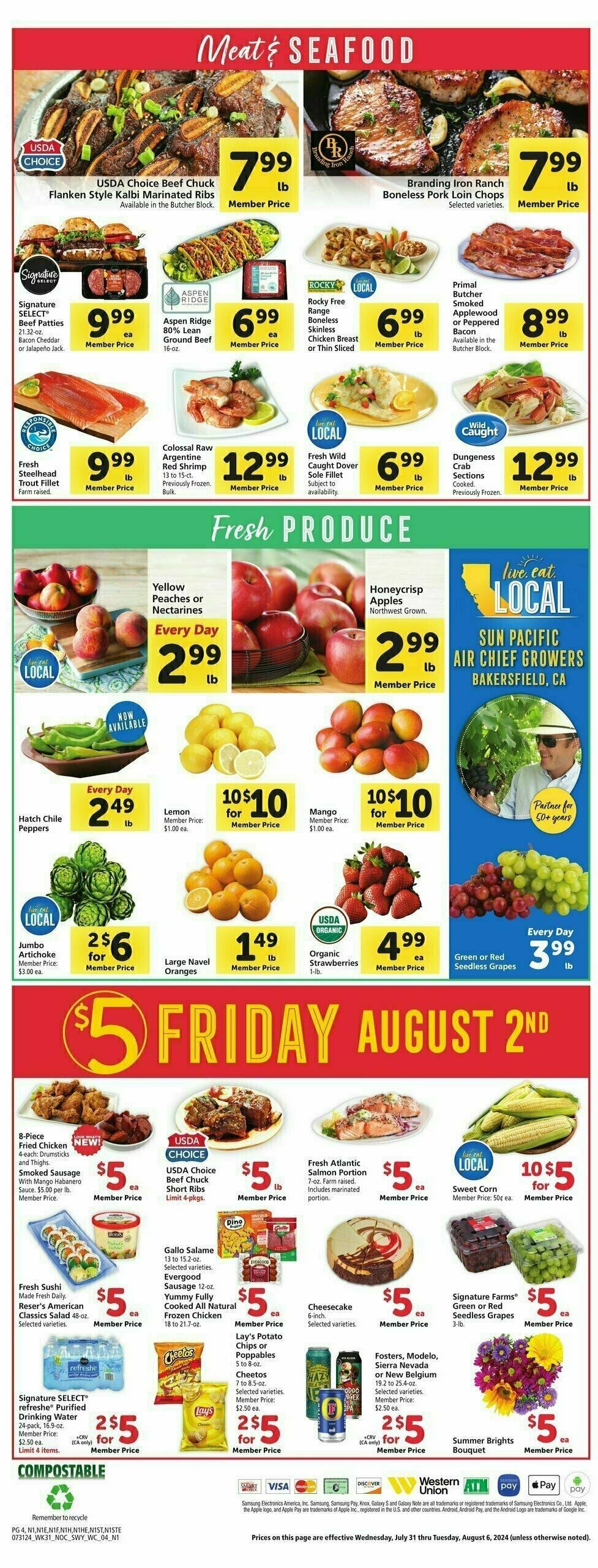 Safeway Weekly Ad from July 31