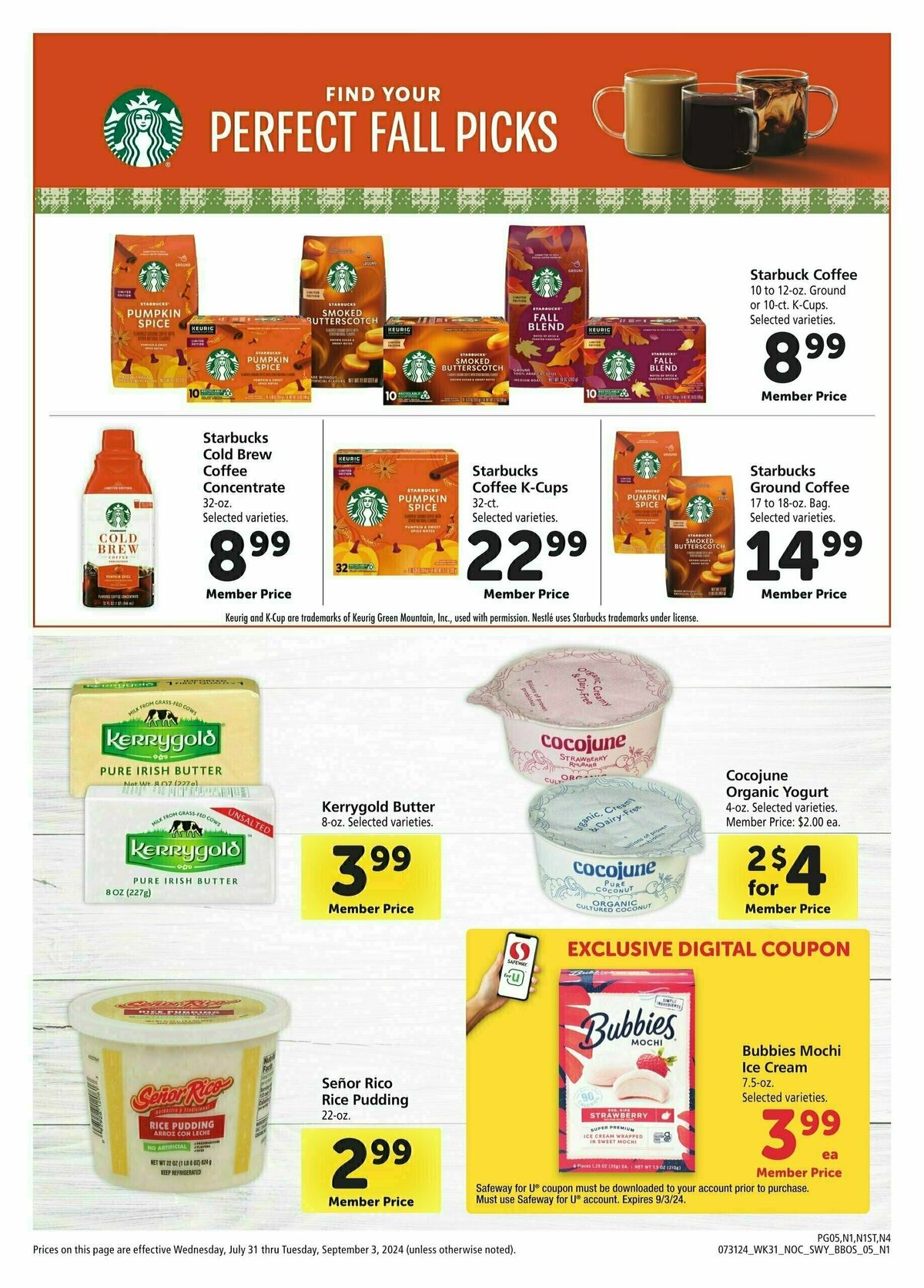 Safeway Big Book of Savings Weekly Ad from July 31