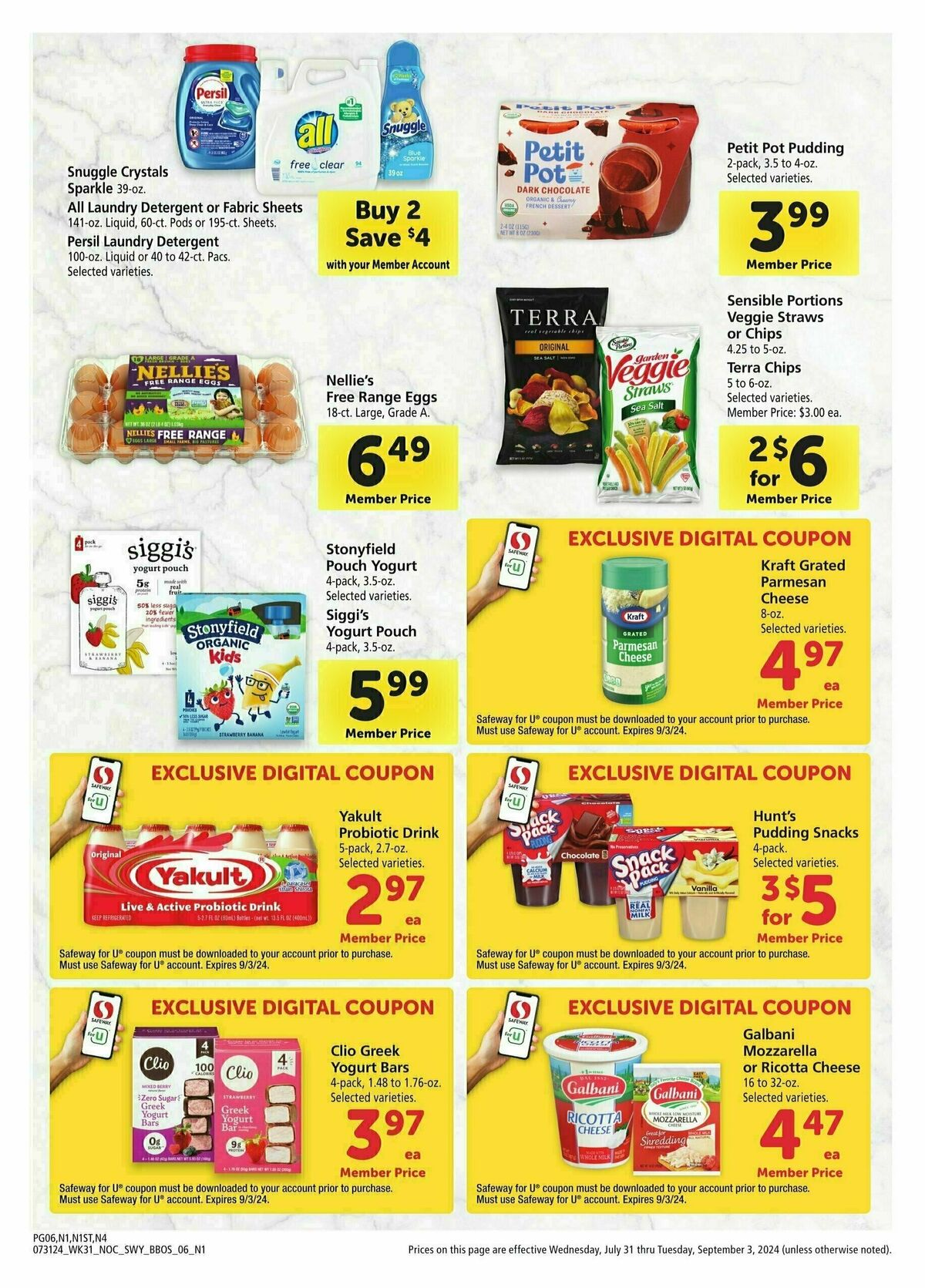 Safeway Big Book of Savings Weekly Ad from July 31