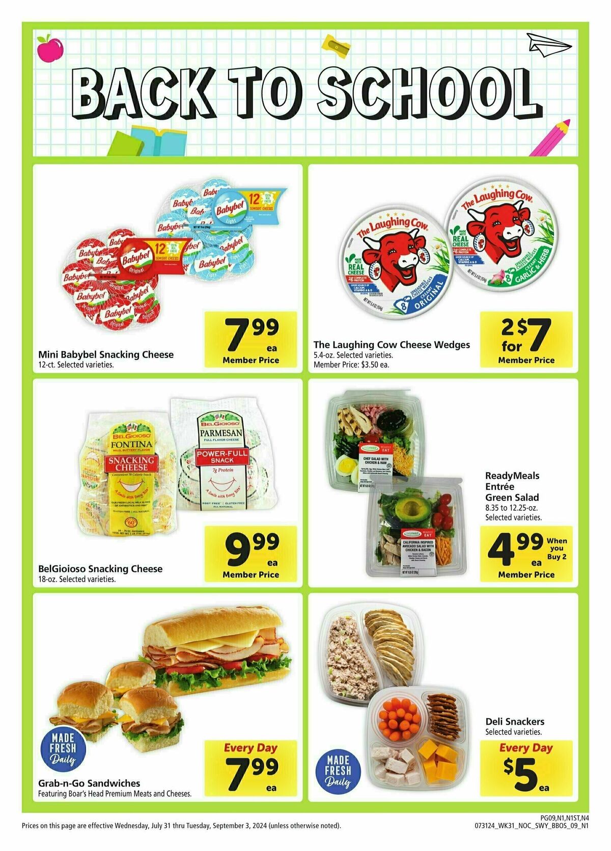 Safeway Big Book of Savings Weekly Ad from July 31