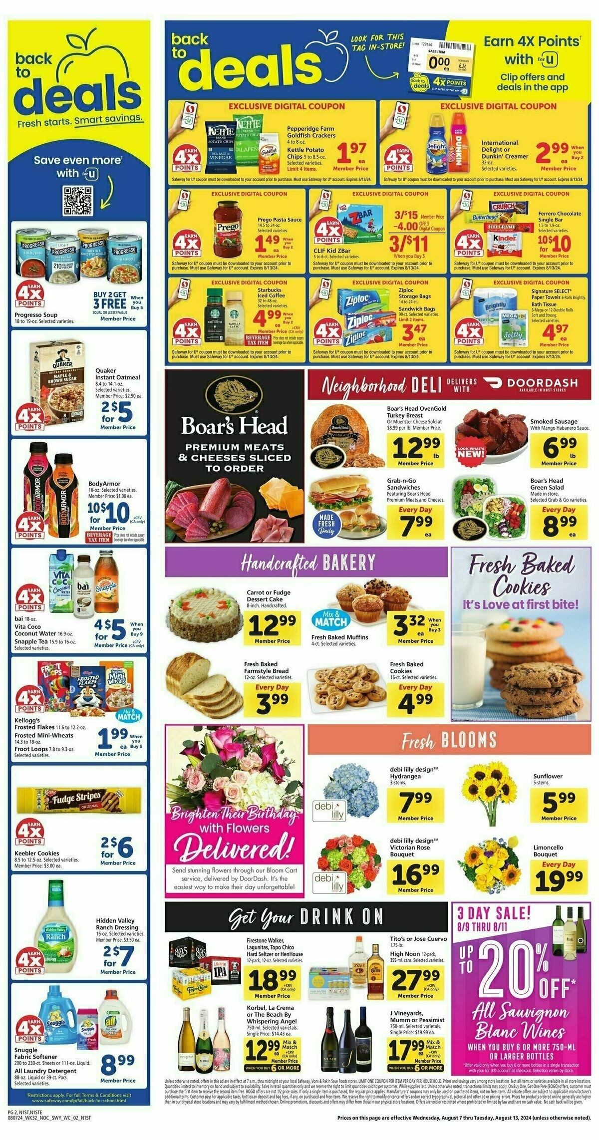 Safeway Weekly Ad from August 7