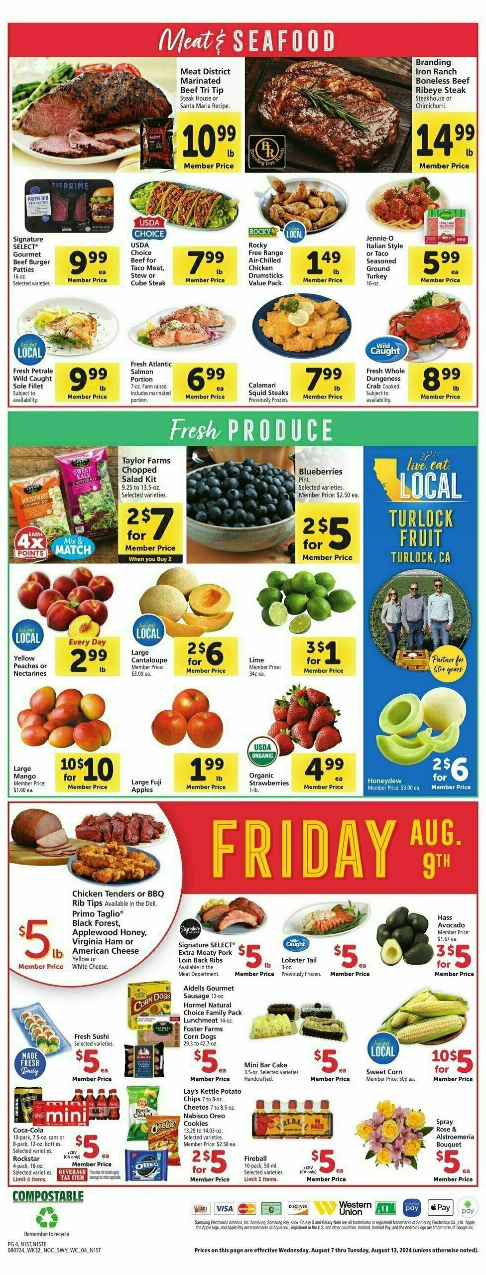 Safeway Weekly Ad from August 7