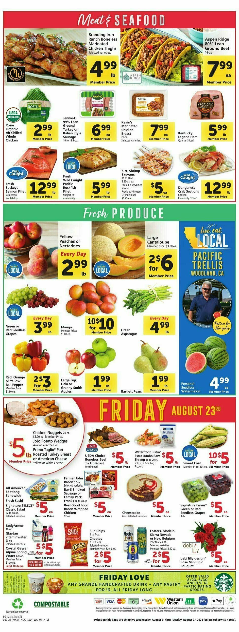 Safeway Weekly Ad from August 21