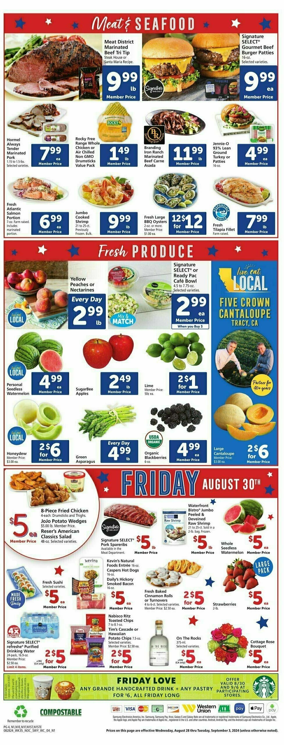 Safeway Weekly Ad from August 28