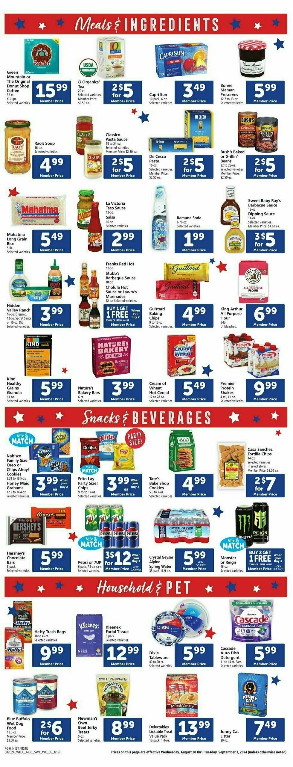 Safeway Weekly Ad from August 28