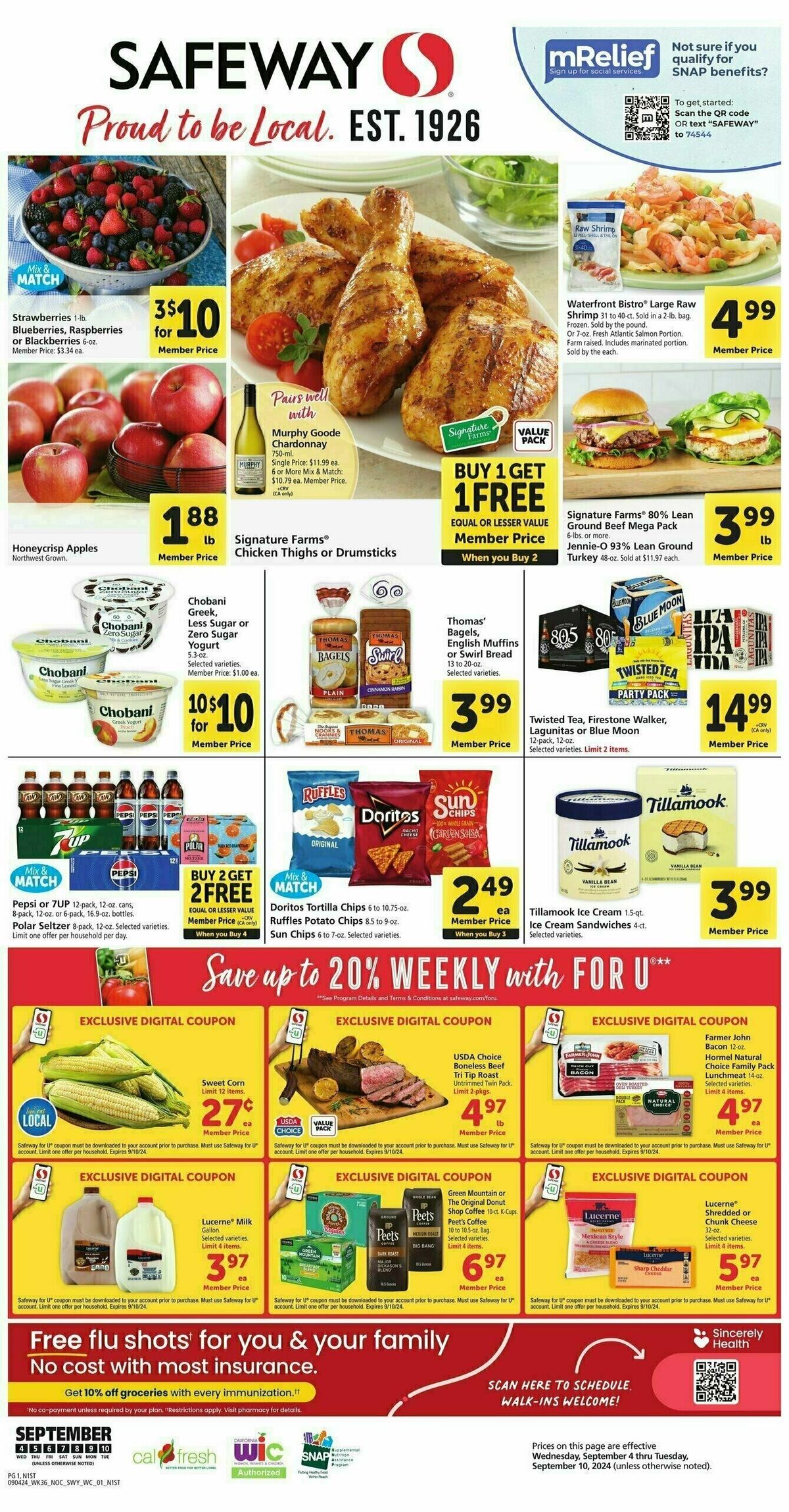 Safeway Weekly Ad from September 4