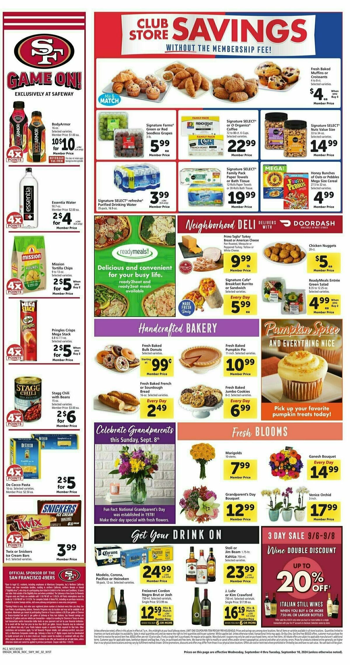 Safeway Weekly Ad from September 4