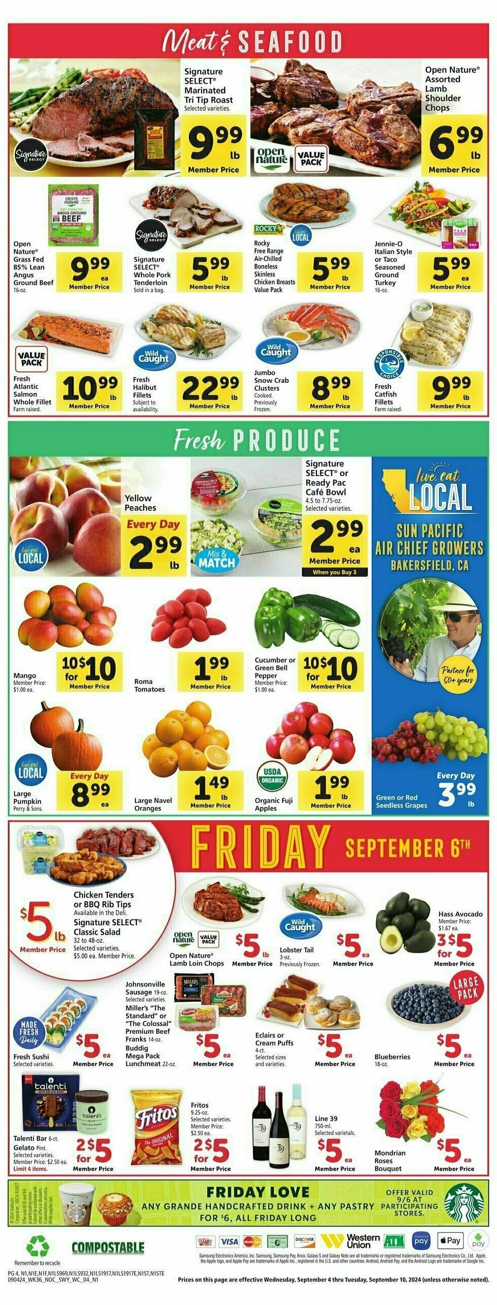 Safeway Weekly Ad from September 4