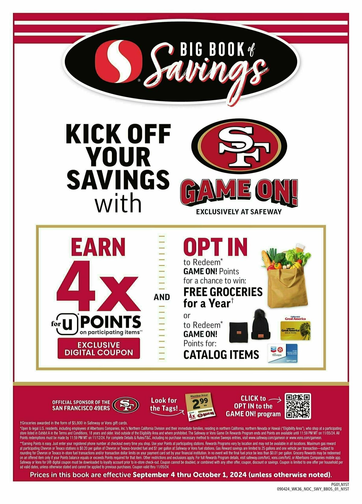 Safeway Big Book of Savings Weekly Ad from September 4