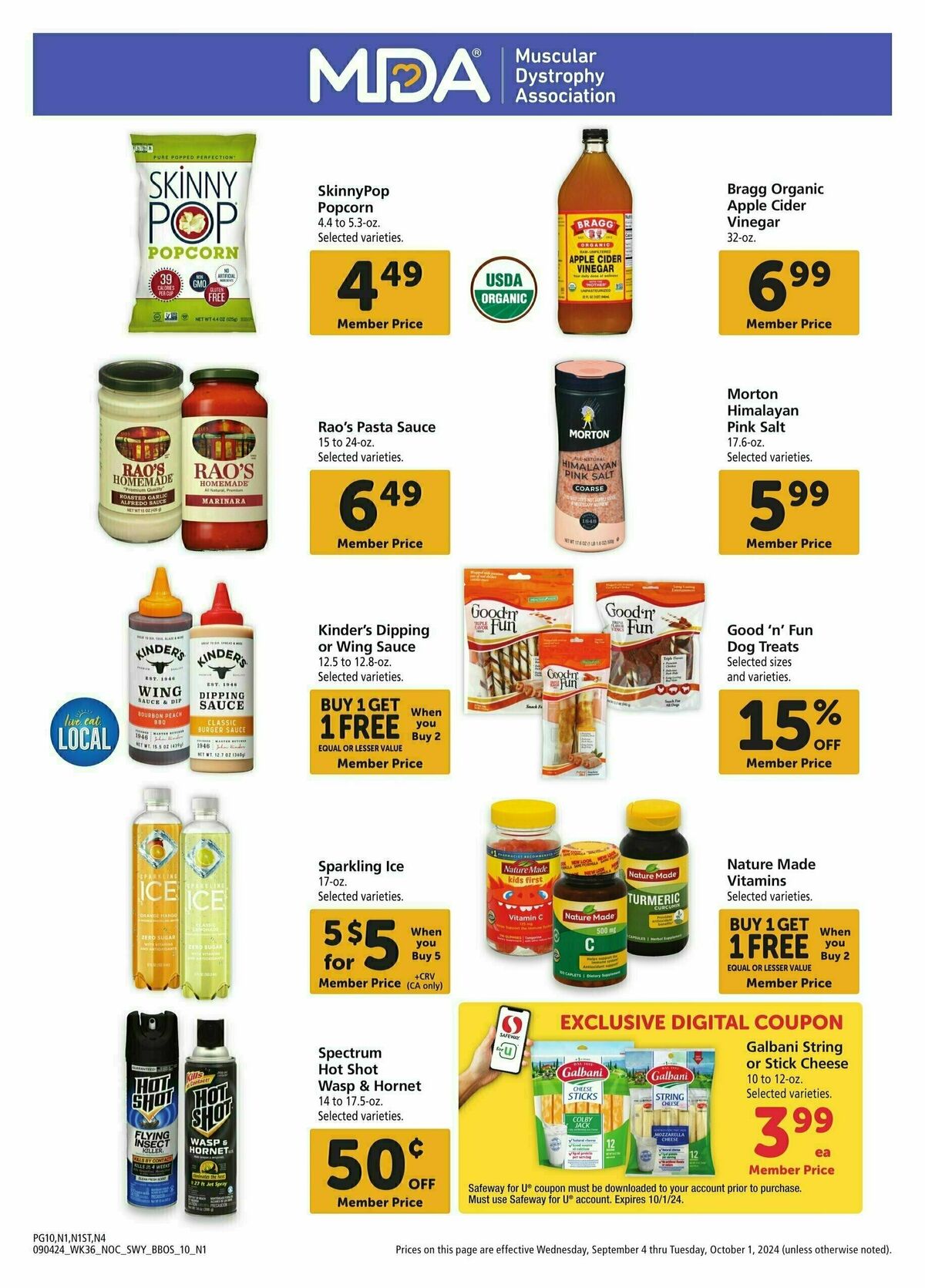 Safeway Big Book of Savings Weekly Ad from September 4