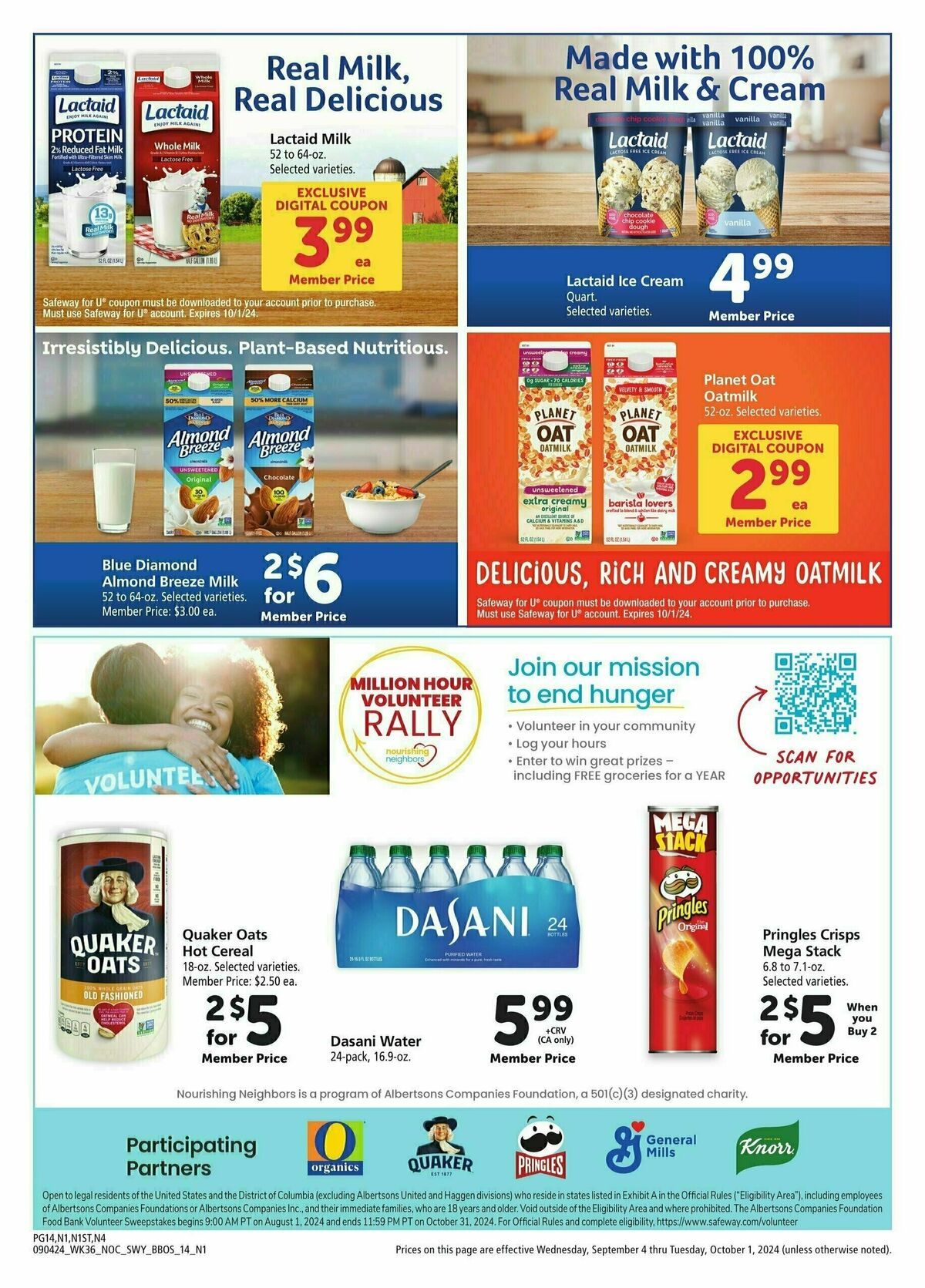 Safeway Big Book of Savings Weekly Ad from September 4