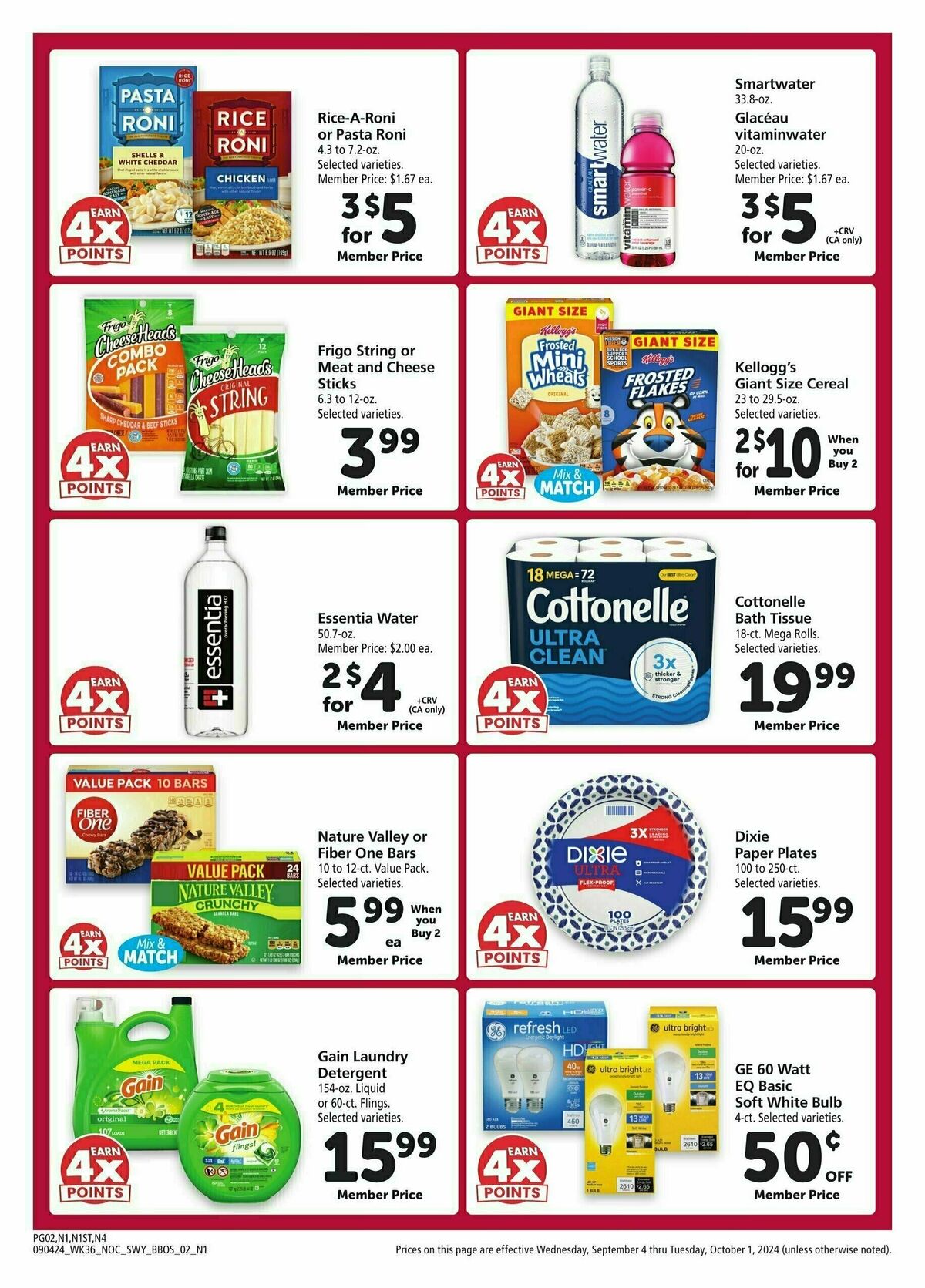 Safeway Big Book of Savings Weekly Ad from September 4