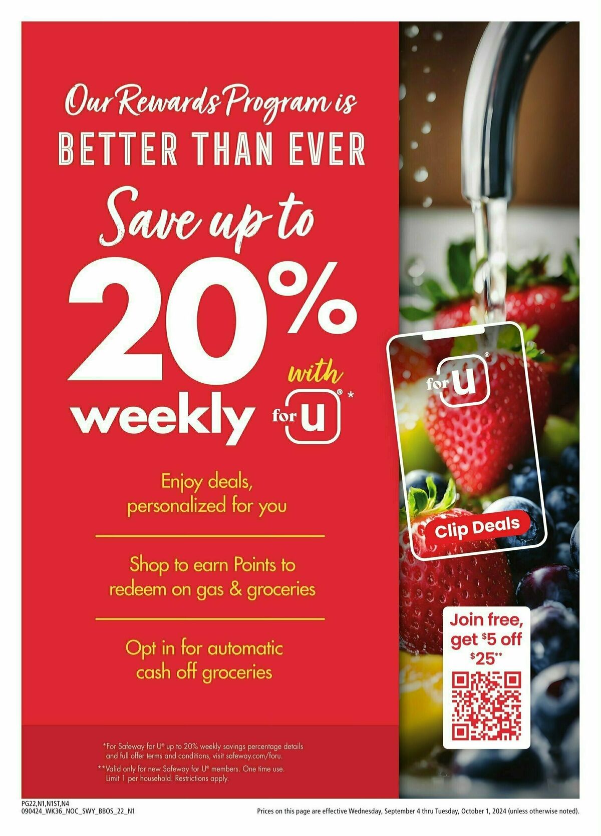 Safeway Big Book of Savings Weekly Ad from September 4