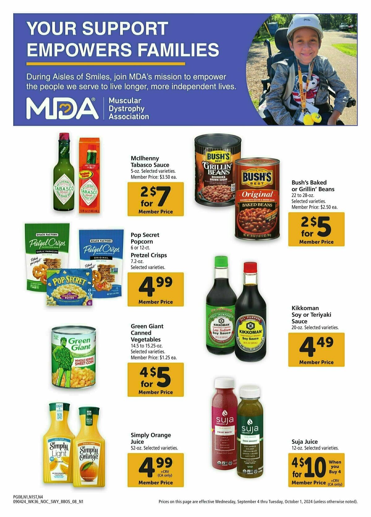 Safeway Big Book of Savings Weekly Ad from September 4