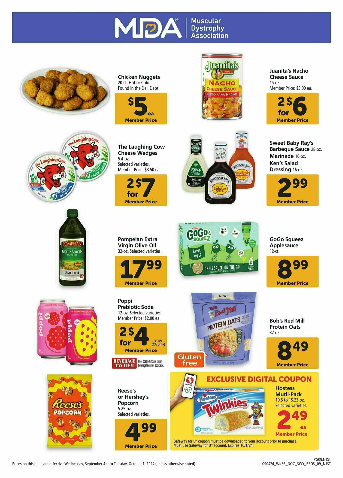 Safeway Big Book of Savings Weekly Ad from September 4