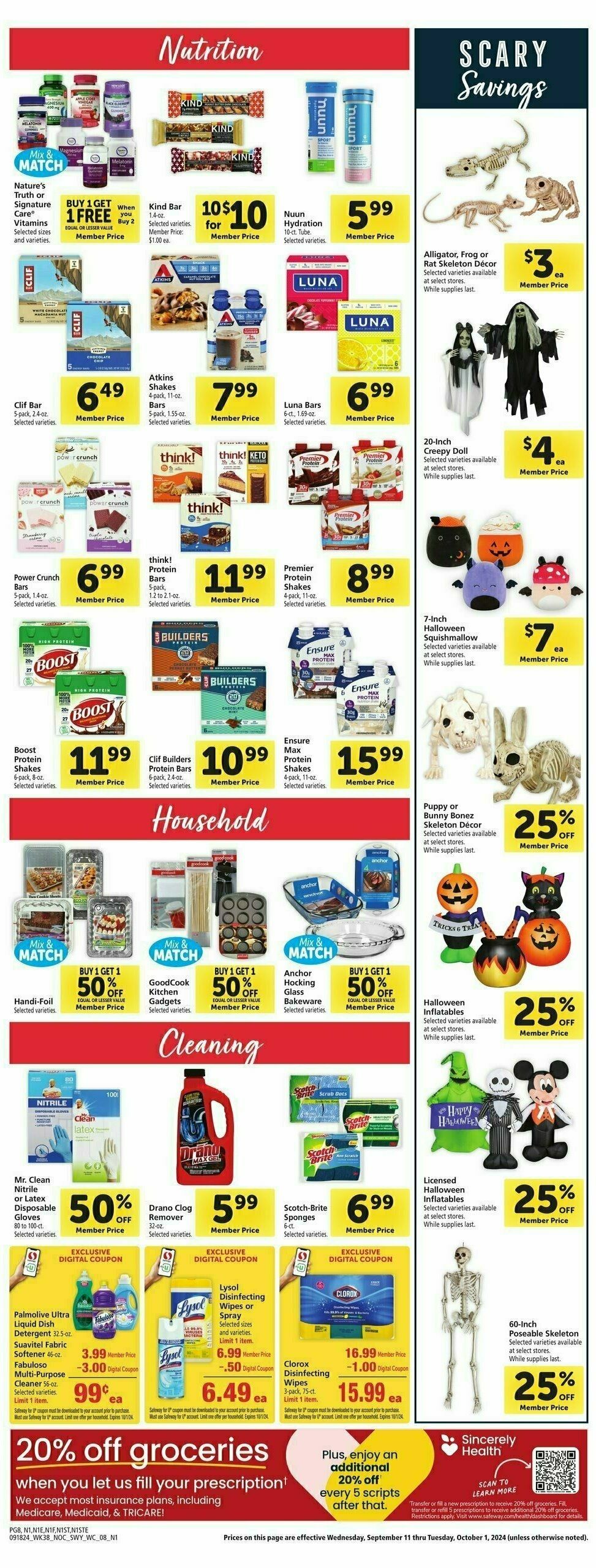 Safeway Weekly Ad from September 18