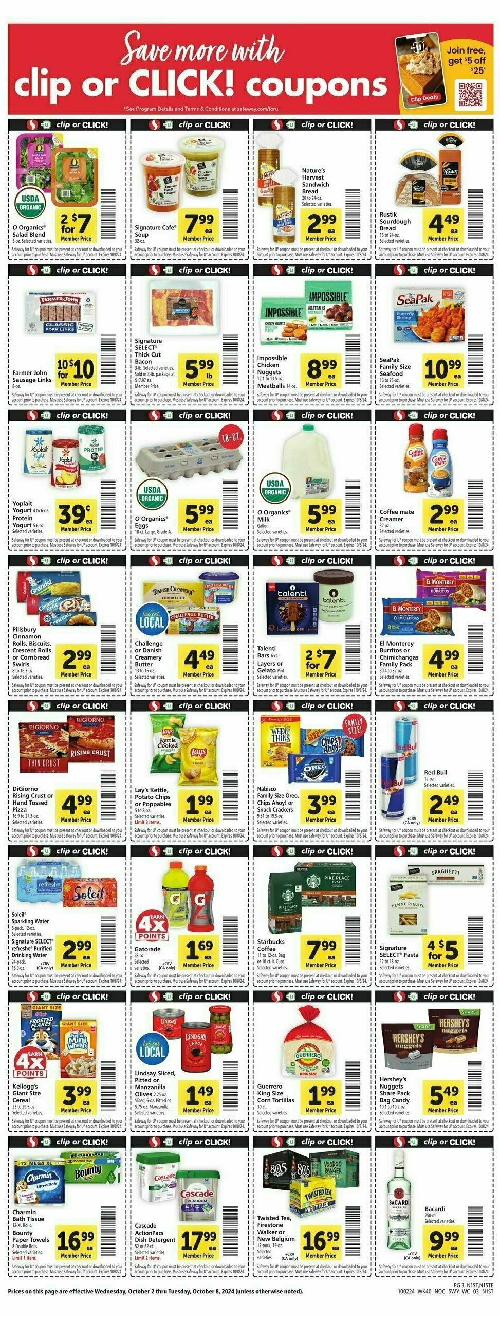 Safeway Weekly Ad from October 2